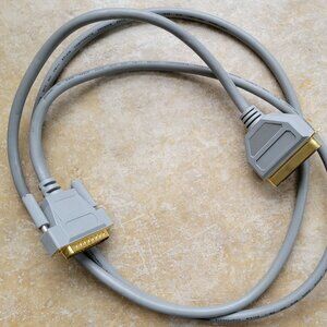 DB-25 Male to Centronics Parallel Printer Cable, IEEE 1284, 6 Feet